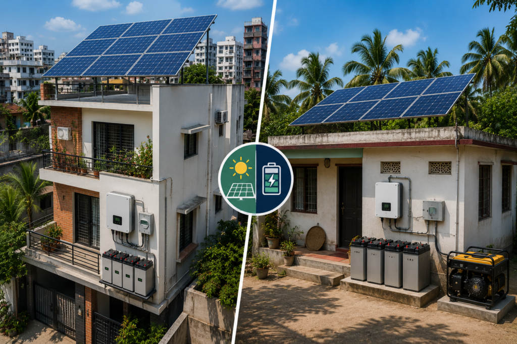 Grid-Tied with Battery Backup vs. Off-Grid Solar Which One Actually Fits Your Home
