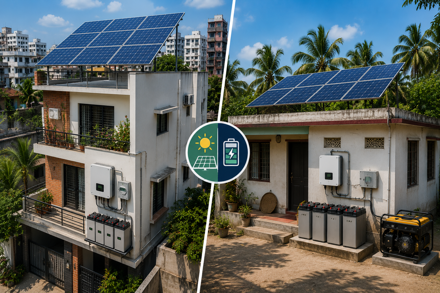 Grid-Tied with Battery Backup vs. Off-Grid Solar Which One Actually Fits Your Home
