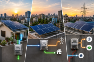 Net Metering vs Gross Metering vs Net Billing
