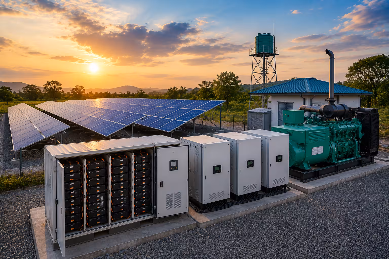 Solar-Diesel Hybrid Power Plants How They Work and How Much Fuel They Actually Save