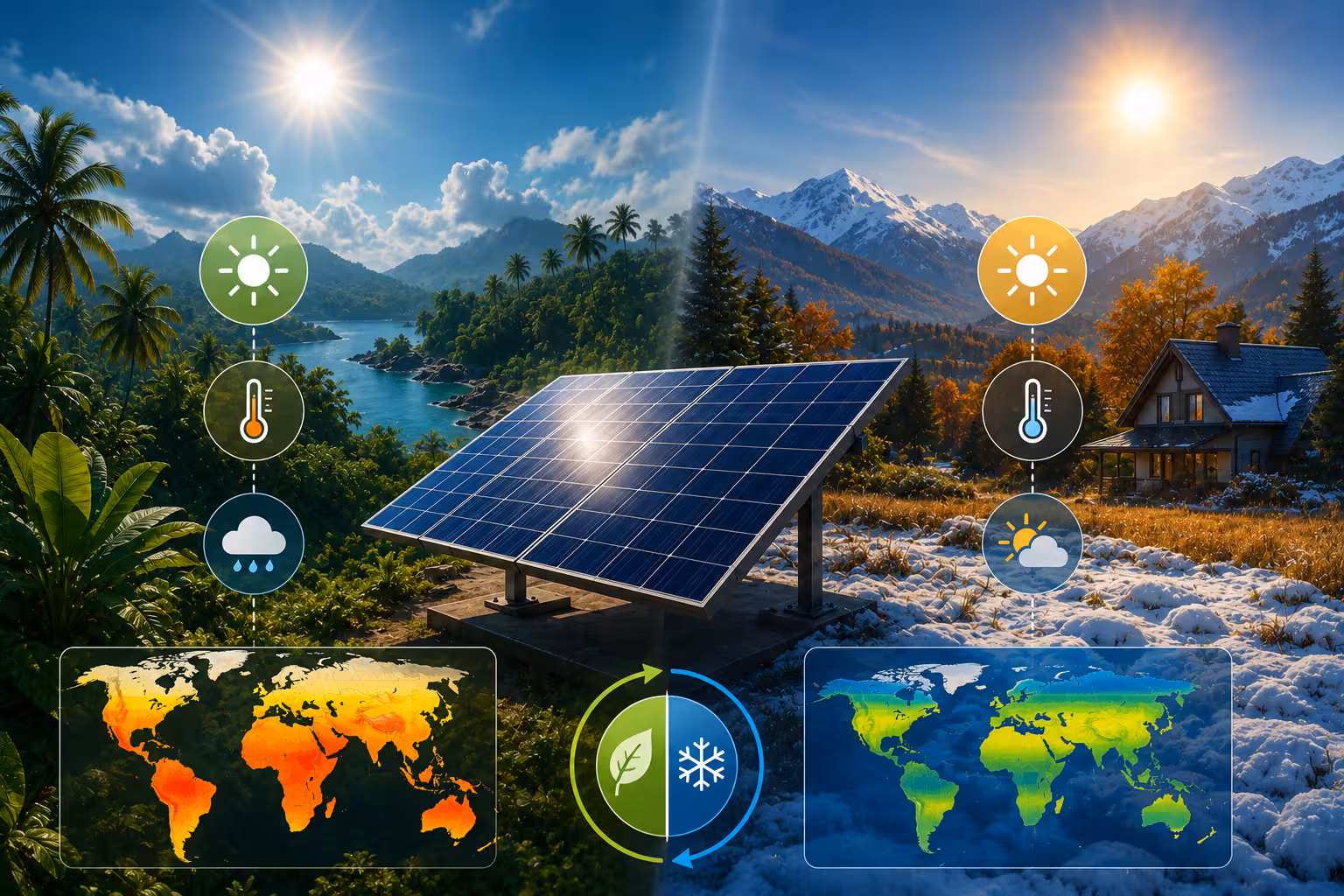 Tropical vs. Temperate Solar Resource Comparison