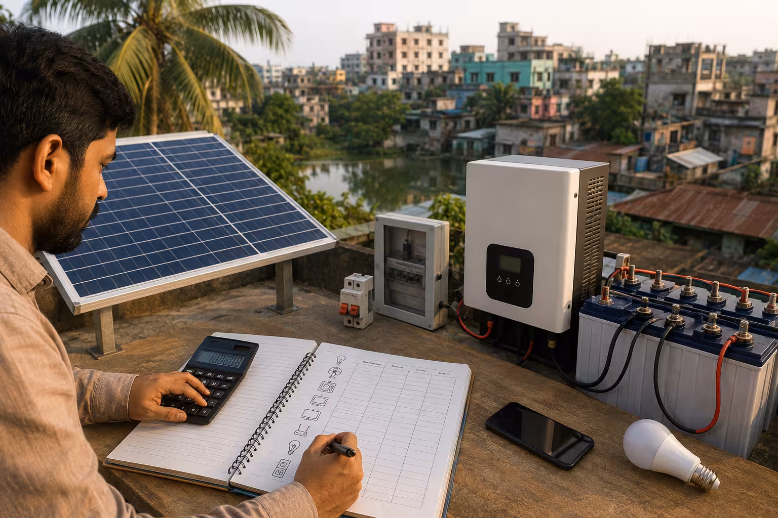Load Calculation for Solar System Sizing