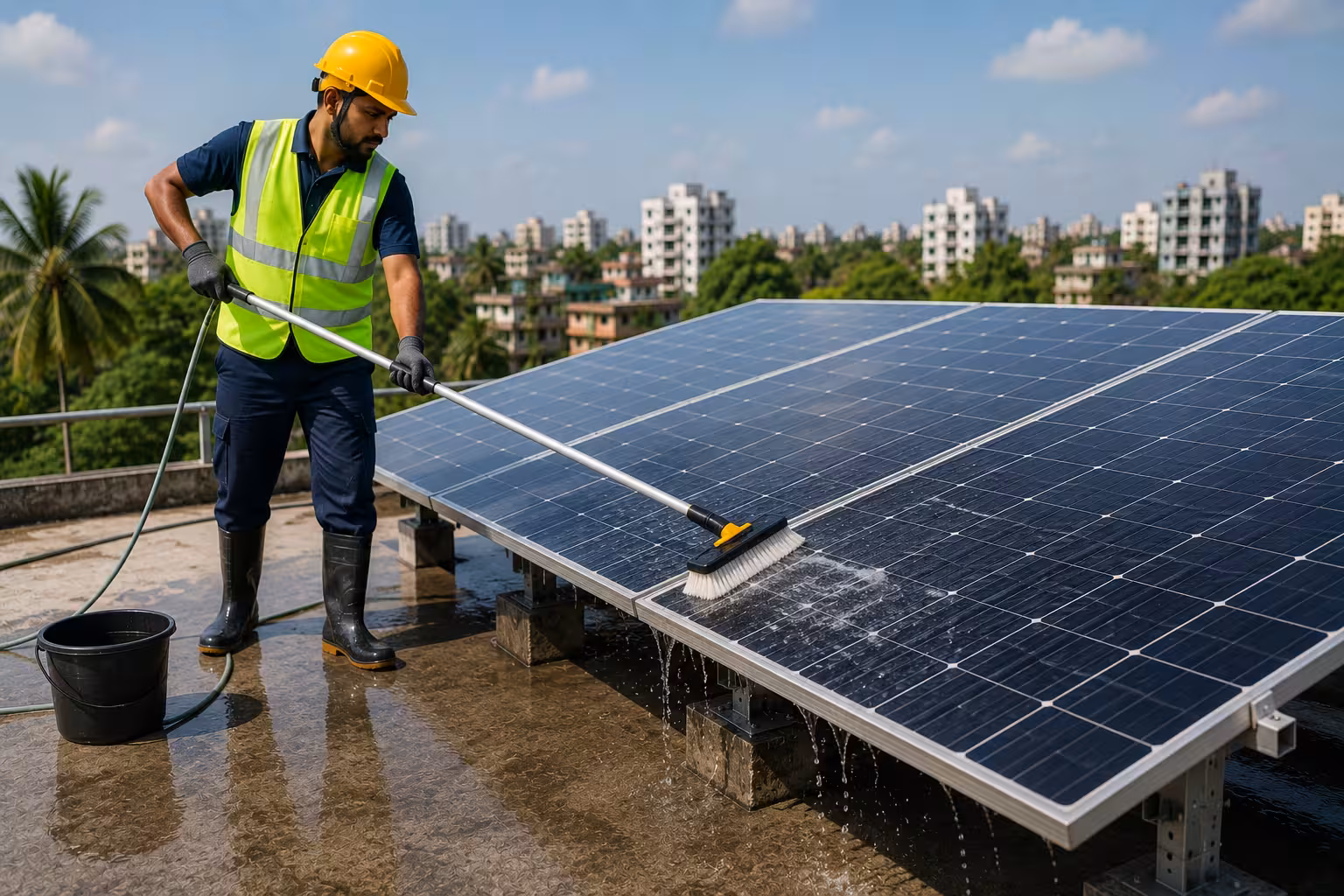 Solar Panel Cleaning Methods and Frequency