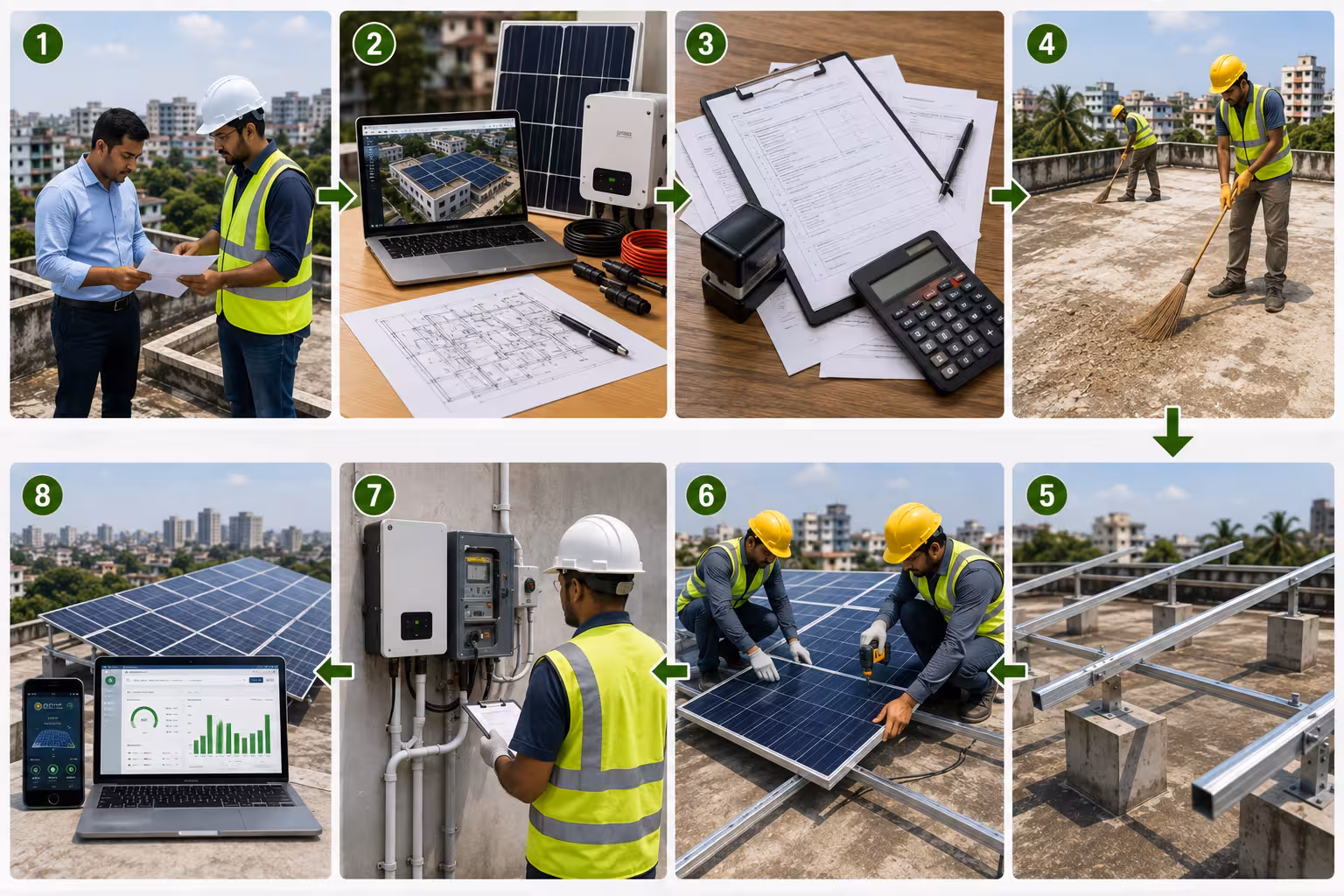 Step-by-Step Solar Installation Process