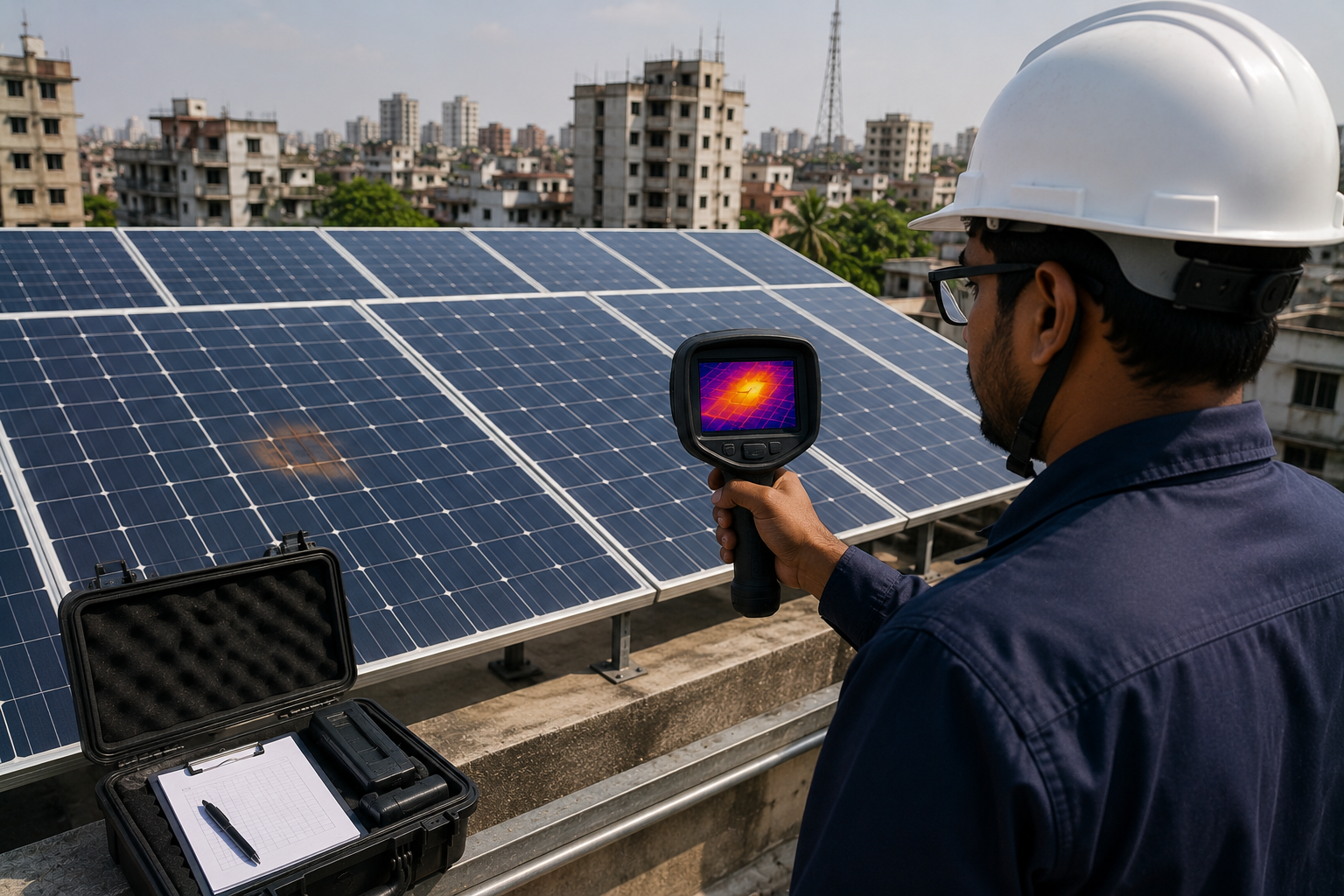 Thermography Inspection for Solar Plants