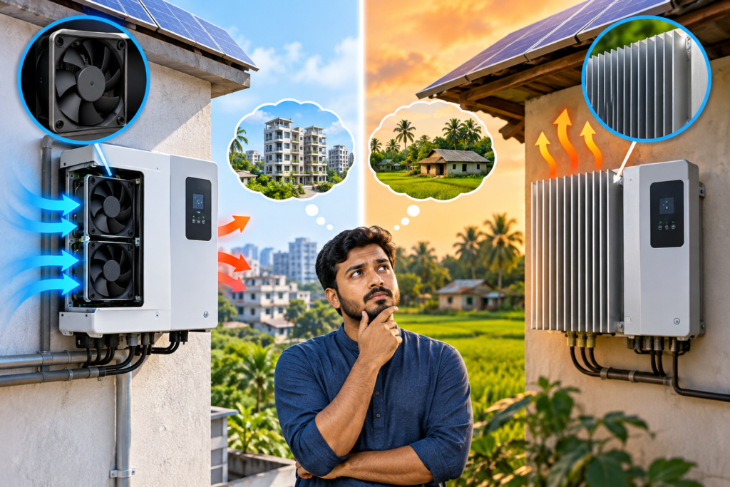 Inverter Cooling Fan vs Natural