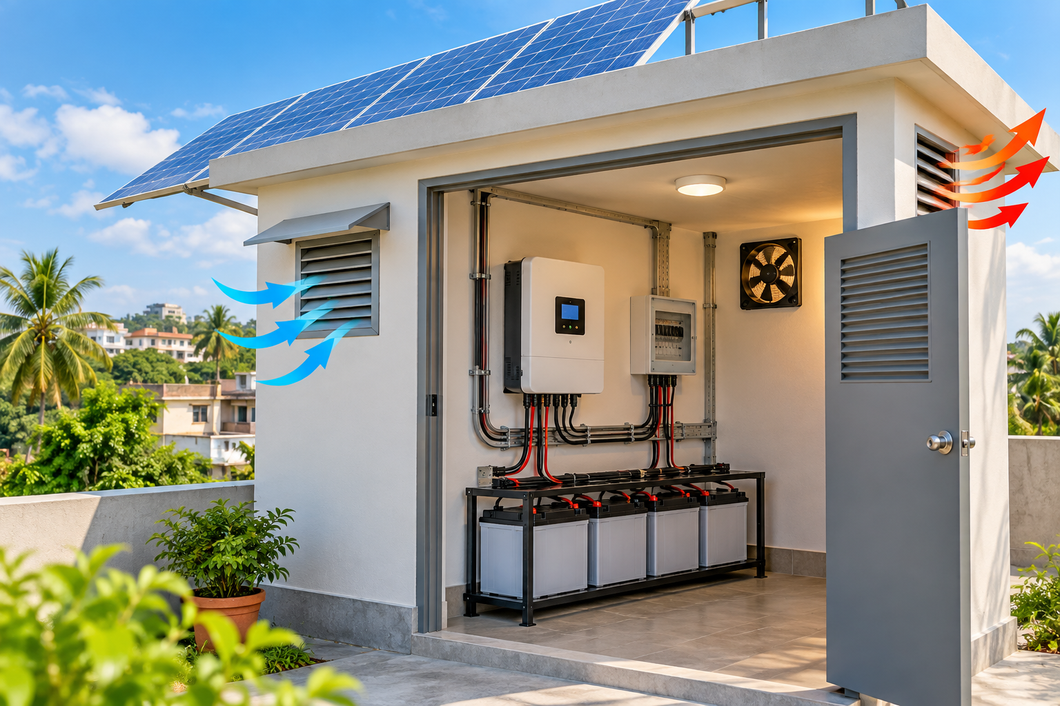 Inverter Room Design and Ventilation