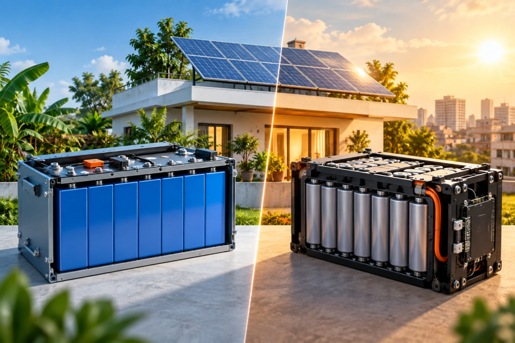 LFP vs NMC Lithium Batteries for Solar