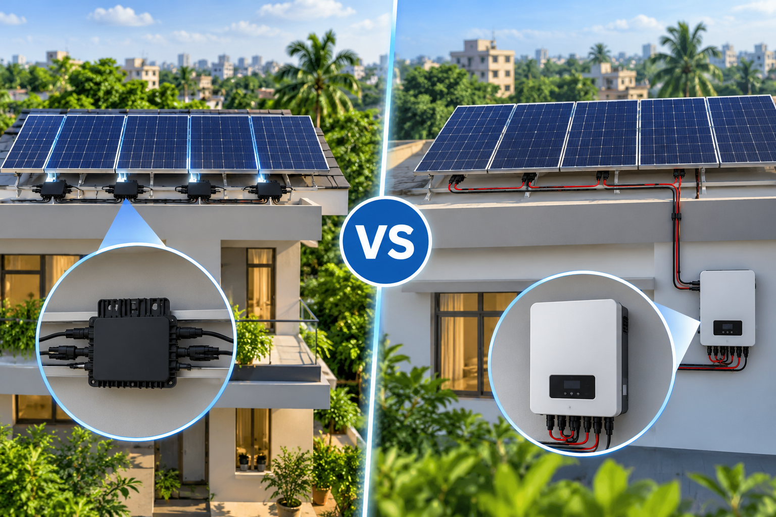 Microinverter vs String Inverter