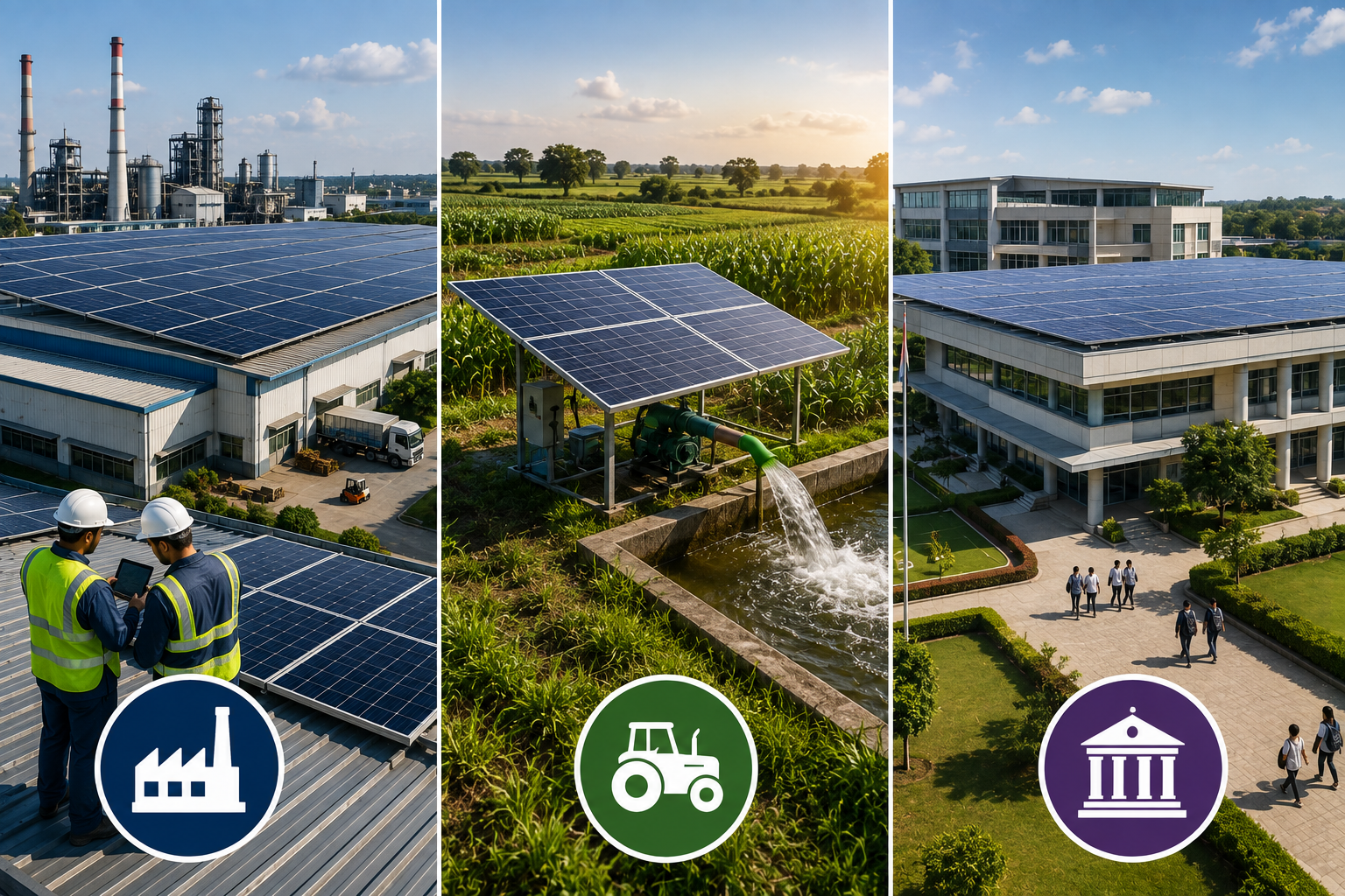 Solar for Industries ROI by Sector