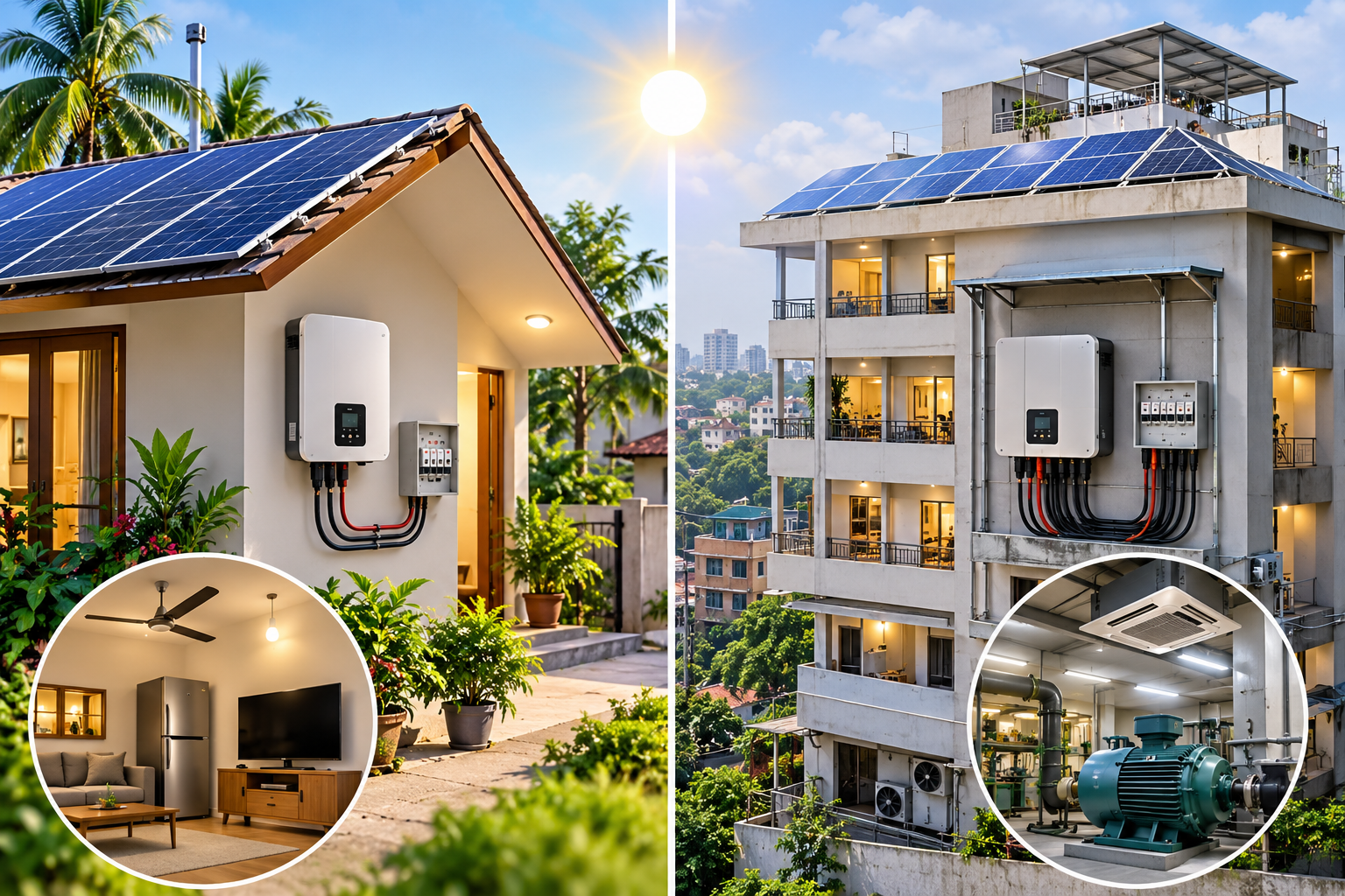 Three-Phase vs Single-Phase Solar Inverters