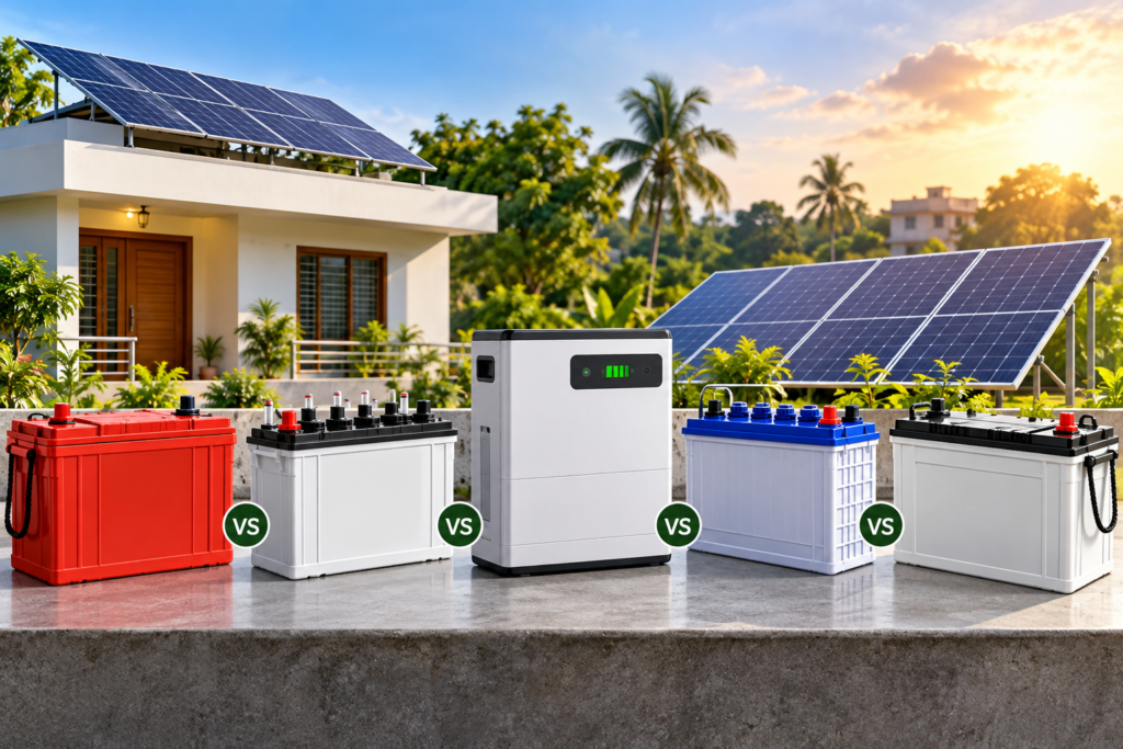 Top Solar Battery Brands Compared